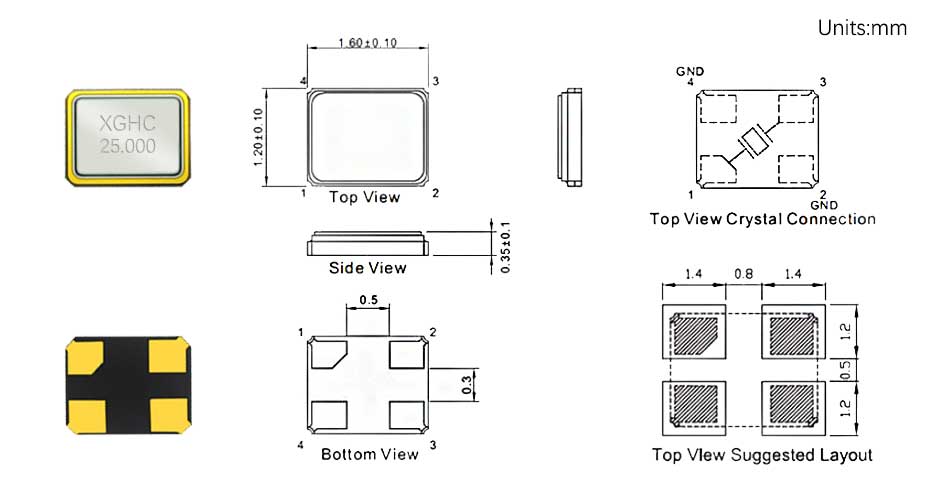 晶振廠家 晶振封裝