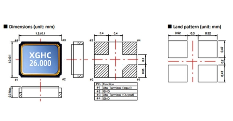無(wú)源晶振-SMD1210晶振封裝